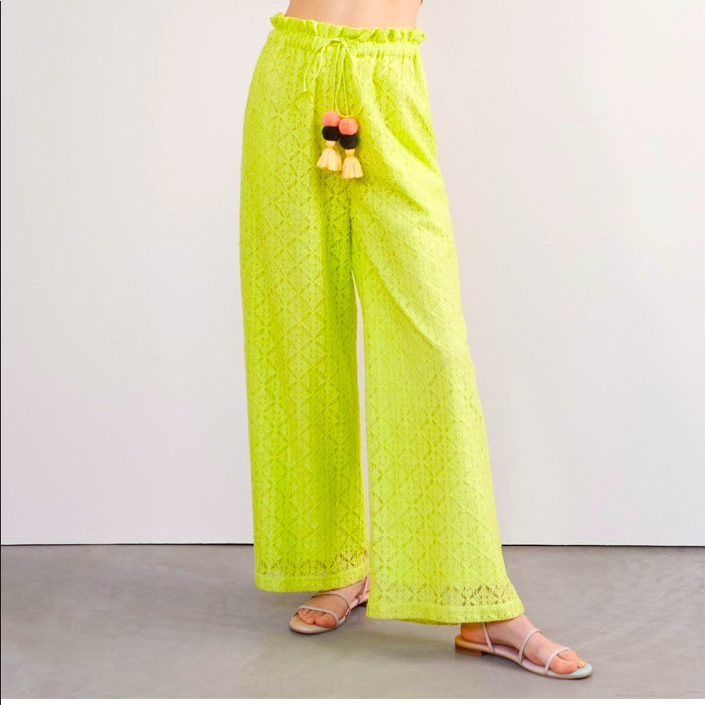 Lacy Wide-leg Pants from Anthropologie